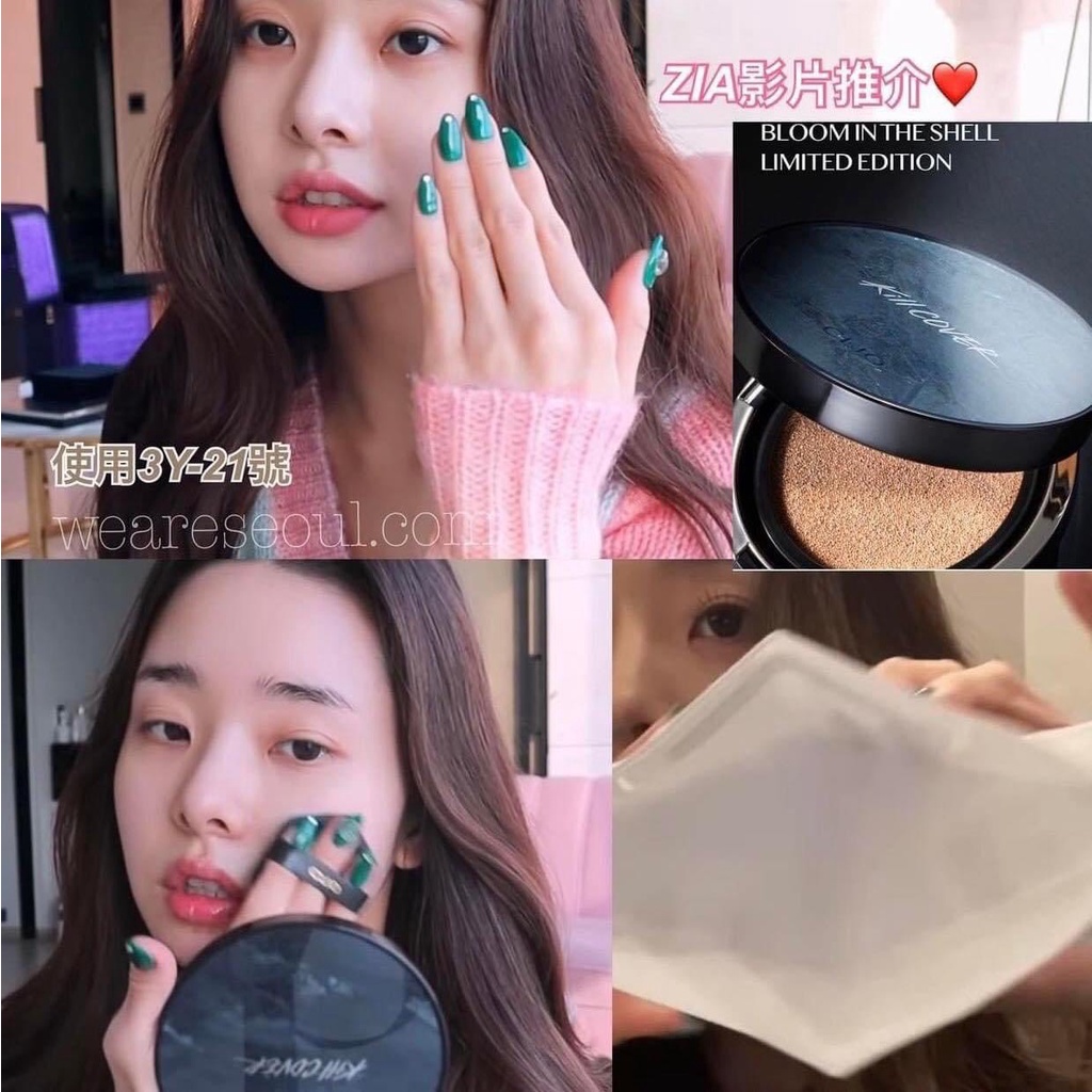 [Set 2 Lõi] Phấn Nước Kiềm Dầu, Cố Định Lớp Trang Điểm Clio Kill Cover Fixer Cushion SPF50+/PA+++ Limited Edition