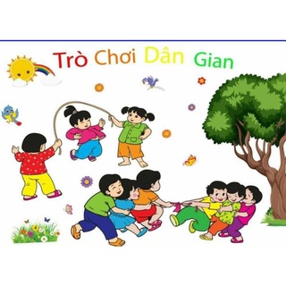 Tranh Trò chơi dân gian xốp