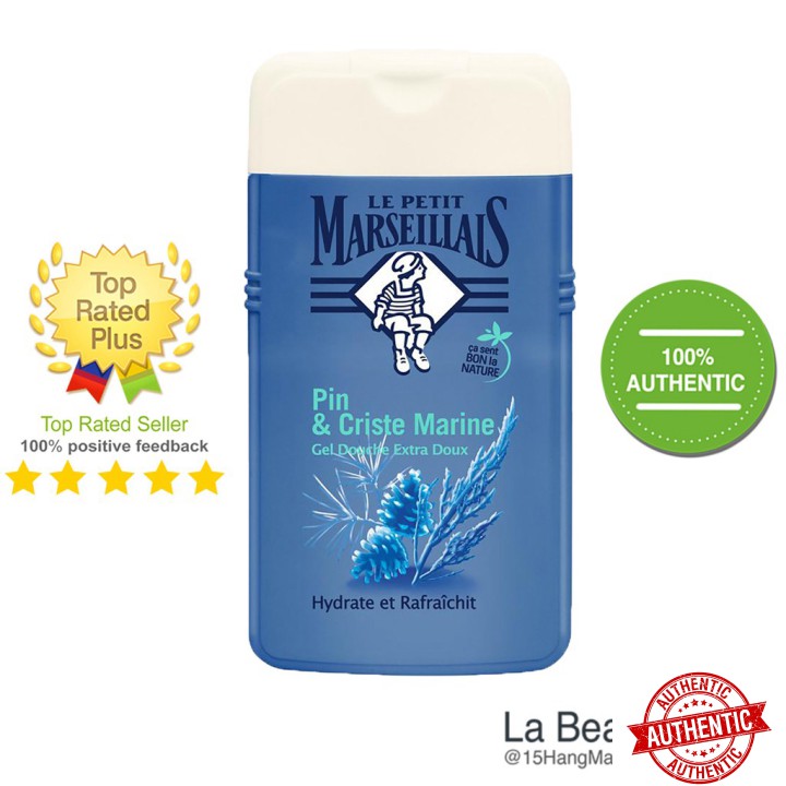 [Mã giảm giá] Le Petit Marseillais Pin & Criste Marine - Sữa Tắm Dạng Gel Chiết Xuất Hương Cây Thông Và Các Loại Cây Gỗ