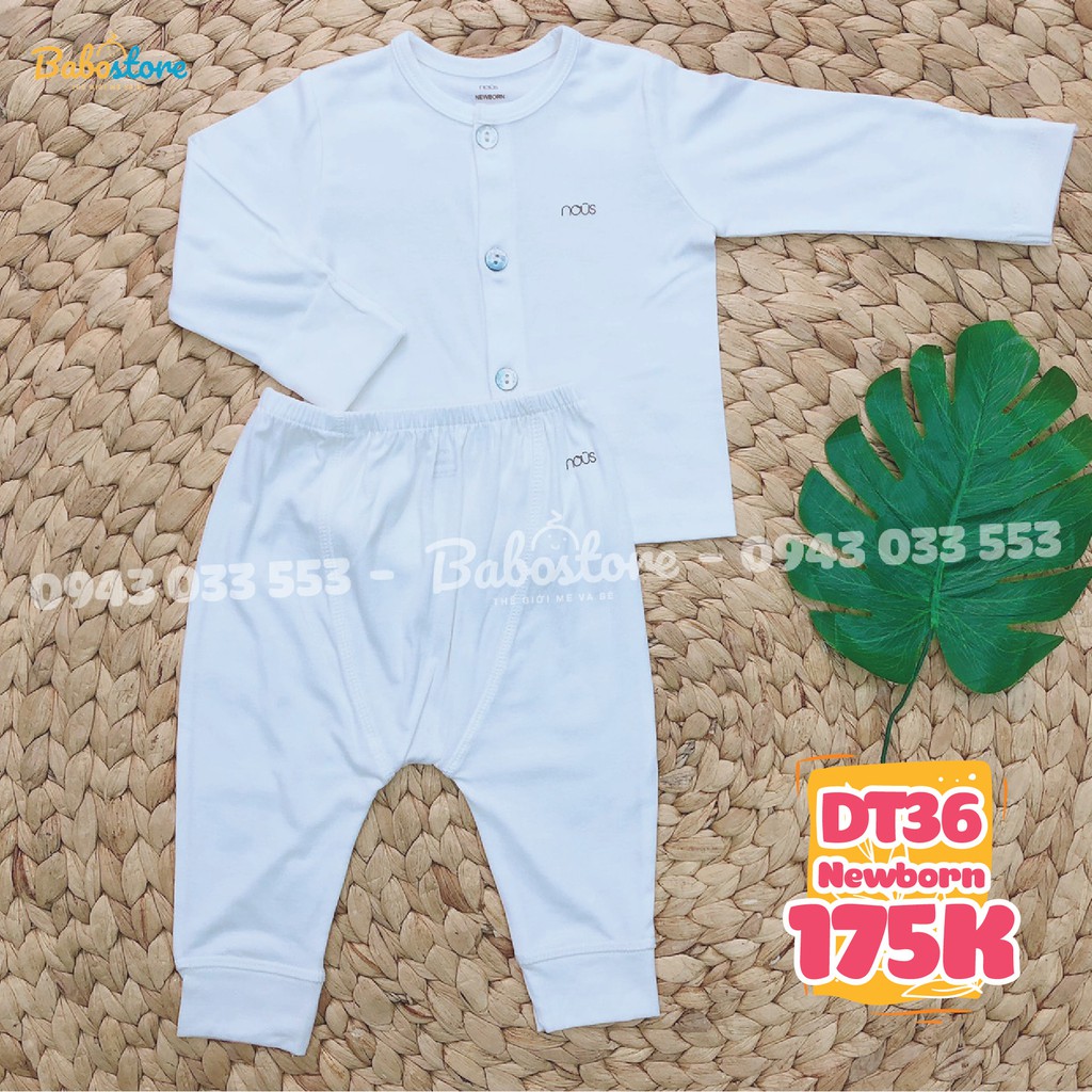 Bộ quần áo nous  cài thẳng dài newborn 3-7kg