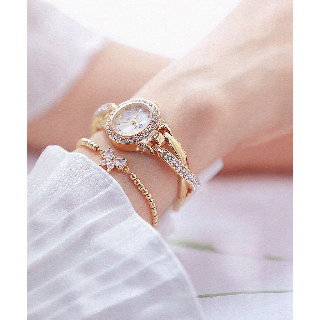 Đồng hồ nữ BEE SISTER CHEO dây chéo đính đá sang chảnh | BigBuy360 - bigbuy360.vn