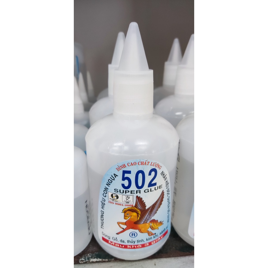 Keo Dán Sắt 502 Chính Hãng Quế Lan Bảo Hành 6 Tháng Dung Tích 300G Ngựa