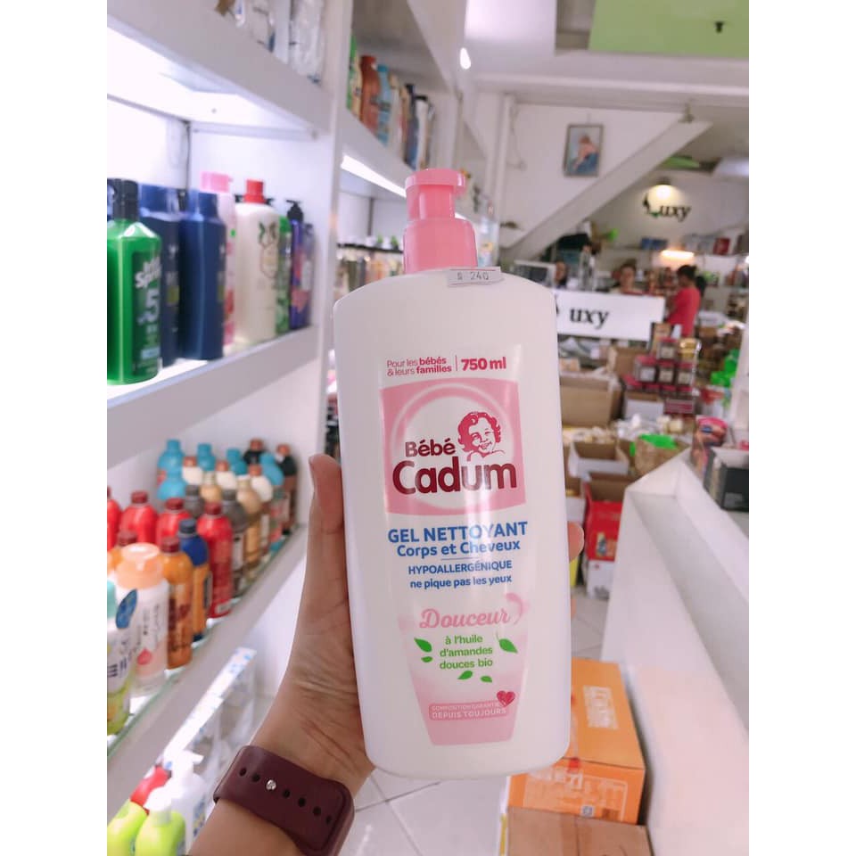 [Chính Hãng] 💦💦Sữa Tắm Gội Cadum 750ml Pháp💧💧