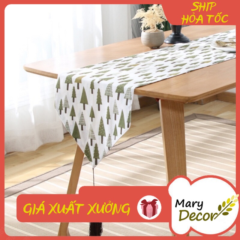 KHĂN RUNNER MARY DECOR - CÂY THÔNG KR-D07