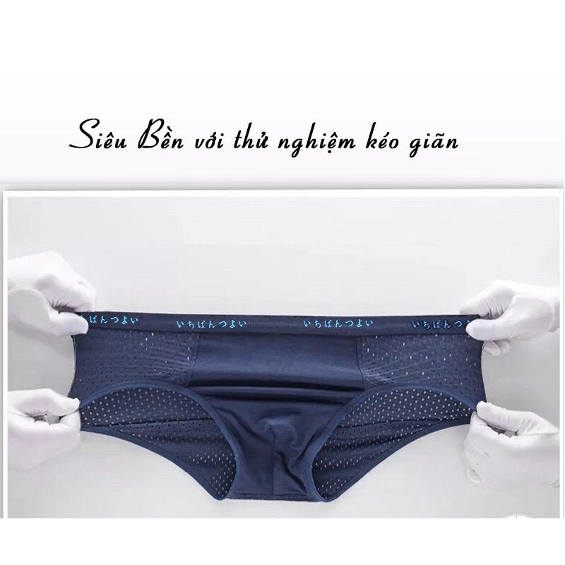 [CAM KẾT CHẤT ĐẸP - THÔNG HƠI] Quần lót thông hơi cao cấp cho giãn 4 chiều xuất Nhật