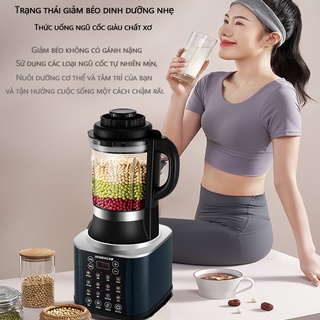 Máy xay nấu sữa hạt, máy xay sinh tố đa năng CHIGAO-ZG-TJ503 dung tích 1.75 lít chống rung tiếng ồn thấp YB31