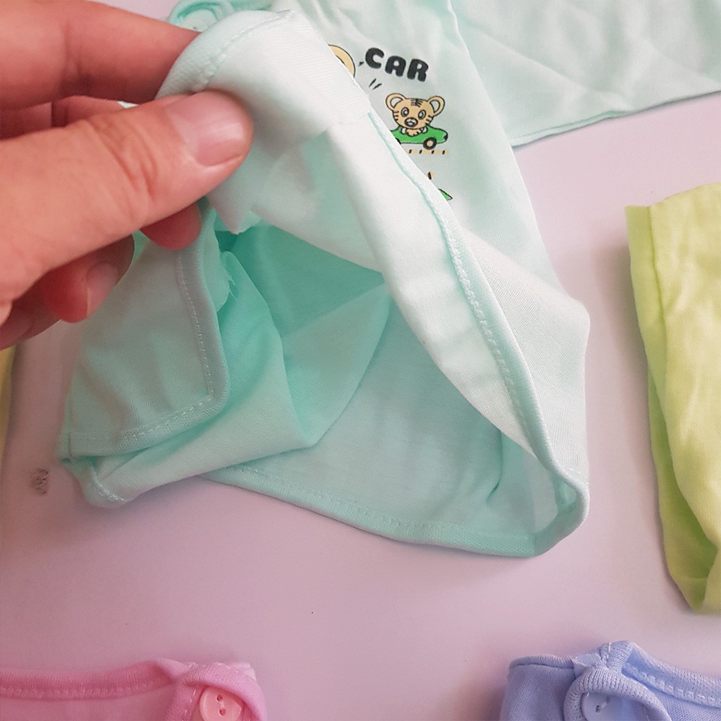 Áo sơ sinh dài tay chất cotton rất đẹp in hình ngộ nghĩnh cho bé yêu