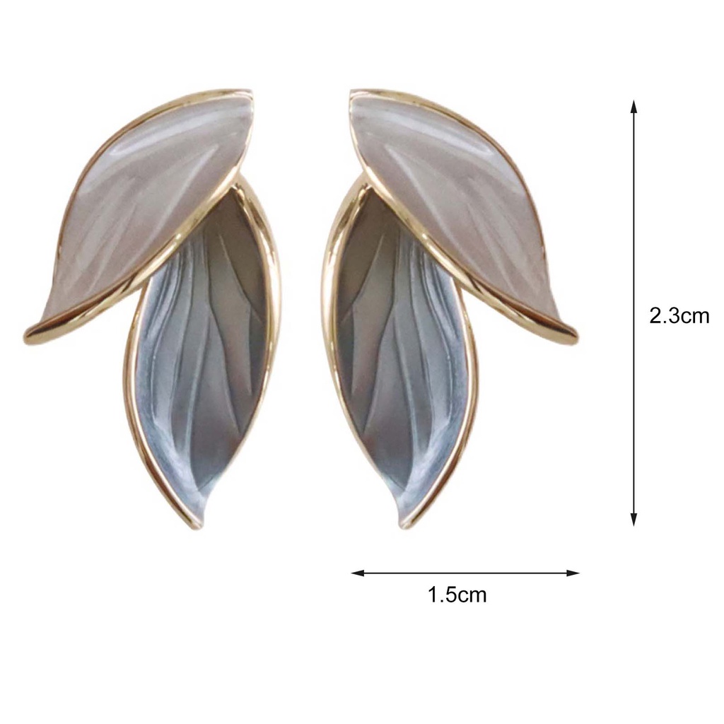 Khuyên tai xanh dương phong cách Hàn Quốc thanh lịch cho nữ