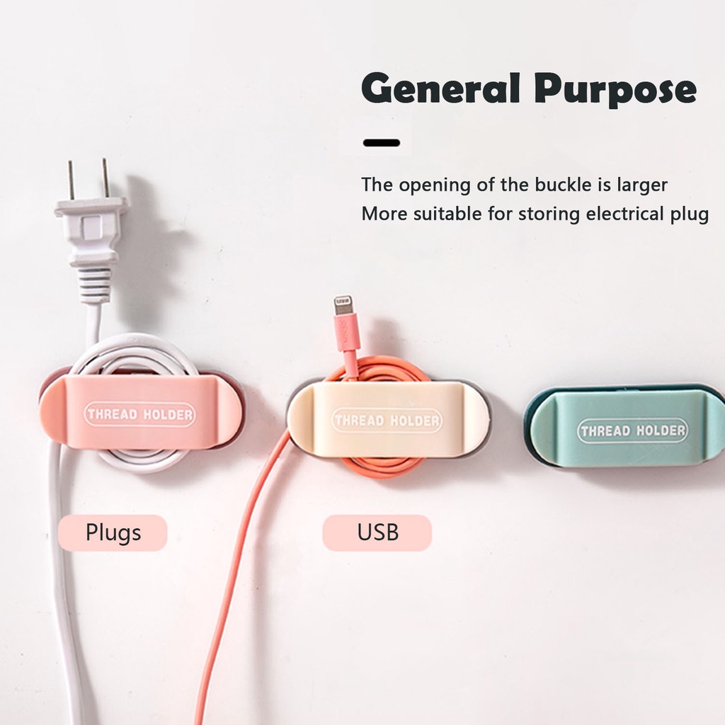 Giá Đỡ Sắp Xếp Gọn Gàng Dây Cáp Dữ Liệu Để Bàn Tiện Lợi