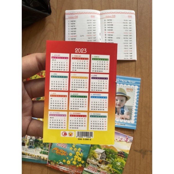 LỊCH BỎ TÚI 2023 quý mão