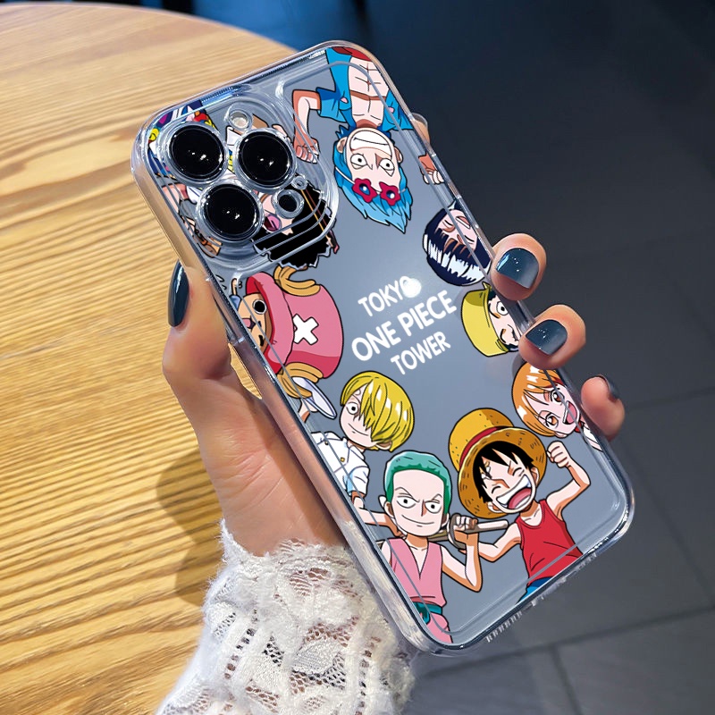 Ốp Điện Thoại TPU Trong Suốt In Hoạt Hình One Piece Cho Xiaomi Redmi Note 11 12 Pro 5G 11S 10 Pro 4G 10S Redmi 12C 11A 10C 9C