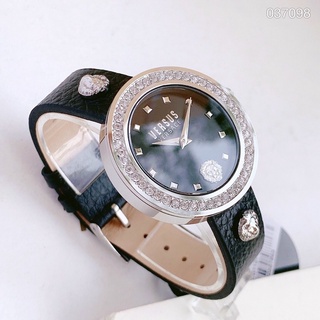 đồng hồ nữ Versus by Versace Women's Watch Swarovski Crystal VSPCG1121 38mm dây da
