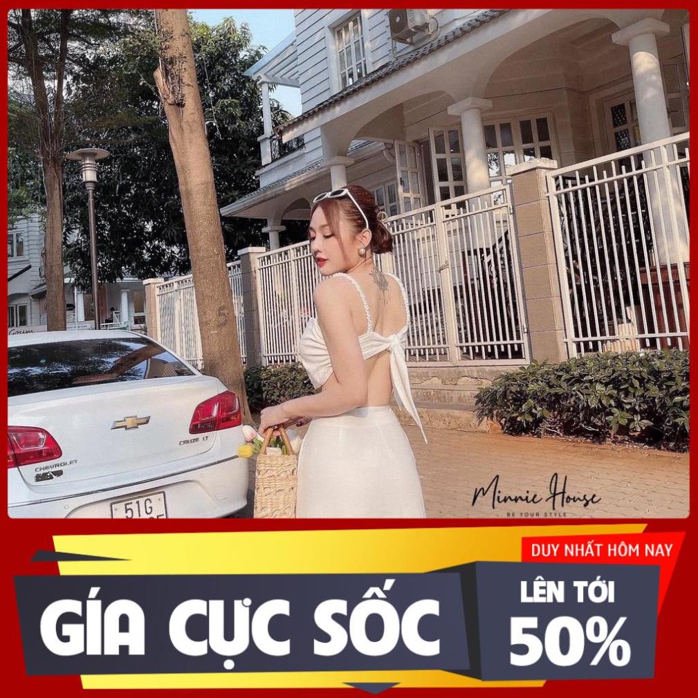 Set đồ nữ cá tính, set váy dài áo dây đi chơi sang chảnh mùa hè đẹp 8A00062 ཾ