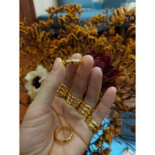 Nhẫn Trơn mạ vàng 1 chỉ