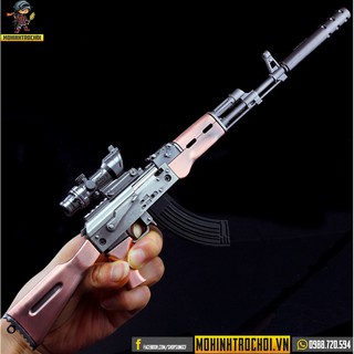 Mô Hình AKM 37cm Tháo Nắp Full Phụ Kiện - PUBG