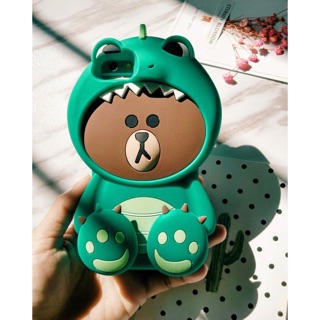 Ốp Lưng Hình Gấu Nâu cho Iphone 7 plus, 8 plus