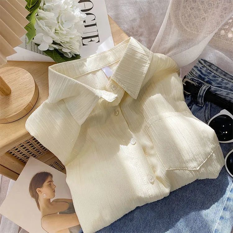Áo Sơ Mi Nữ Tay Dài Cao Cấp Phong Cách Hàn Quốc Mới