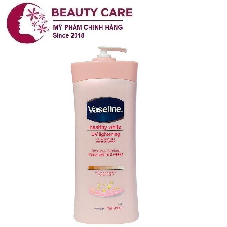 Sữa dưỡng thể trắng da Vaseline UV Lightening 725ml