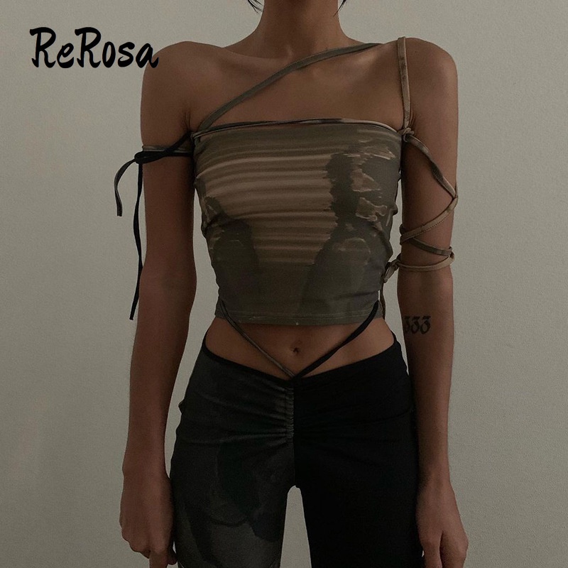 Áo Tank Top Hai Dây Họa Tiết Rằn Ri Thời Trang Cho Nữ