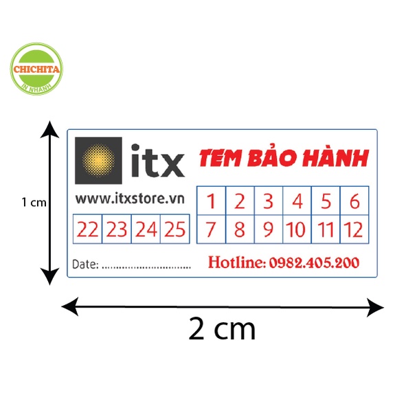 [Số lượng ít] In tem vỡ theo yêu cầu giá tại xưởng