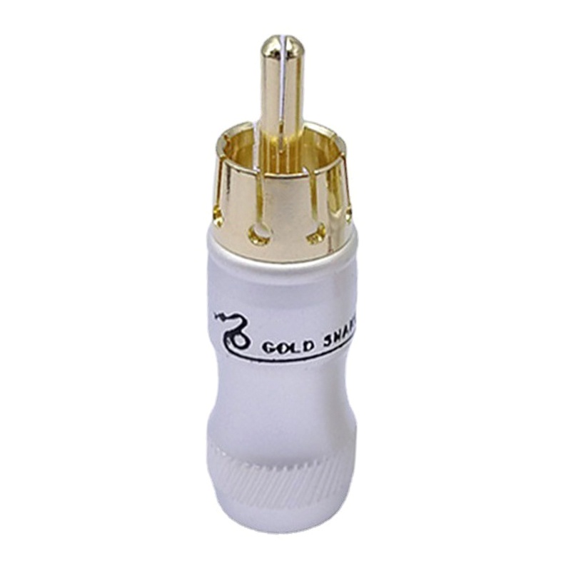 Set 1 / 2 / 4 Đầu Cắm RCA AV Mạ Vàng Chống Ăn Mòn Tiện Dụng