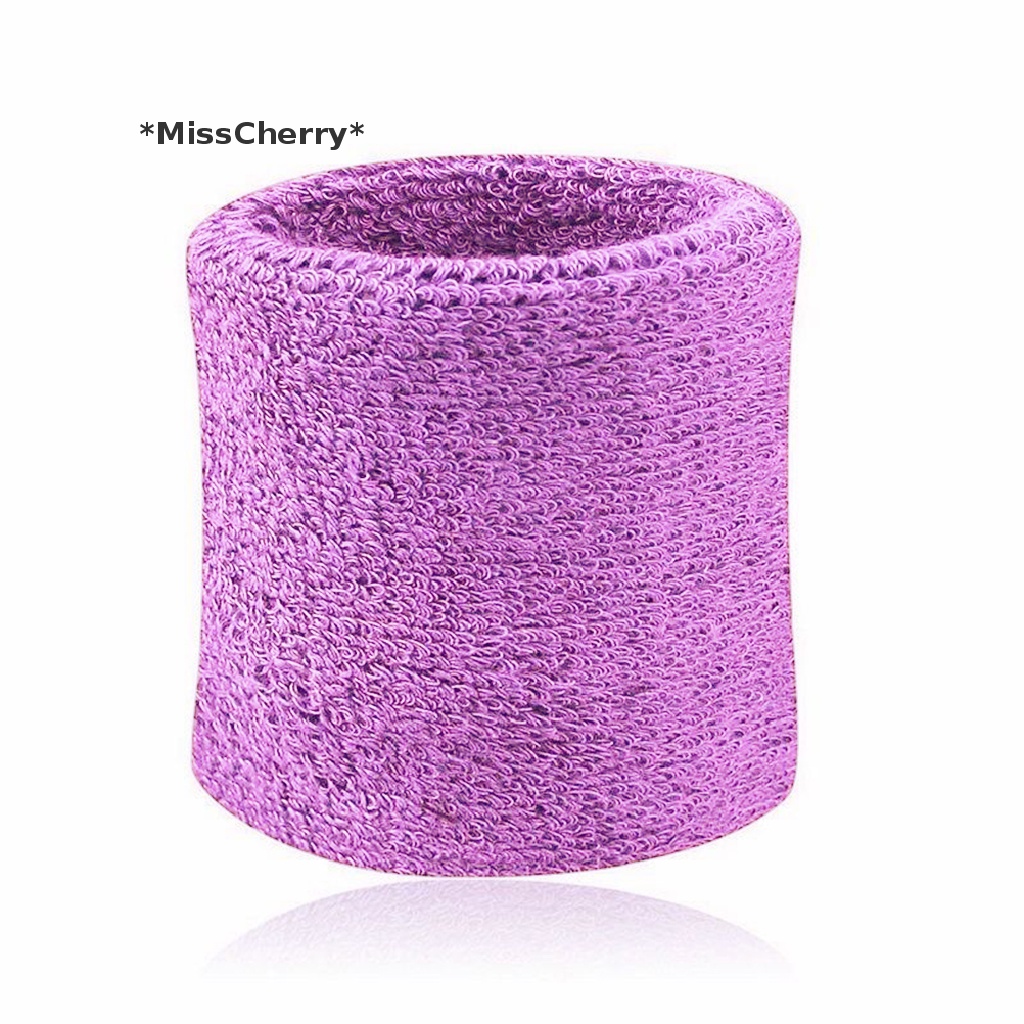 Set 2 băng đeo cổ tay thấm hút mồ hôi thích hợp cho các môn thể thao