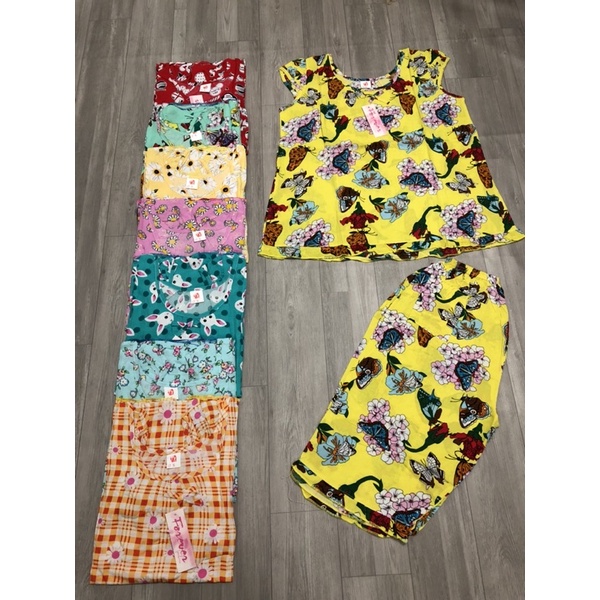 Đồ bộ tole lanh lửng mặc nhà MSH02