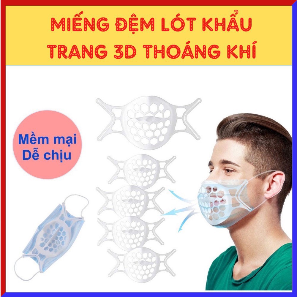 Miếng Lót Khẩu Trang, Đệm Lót Bên Trong Khẩu Trang Thoáng Khí, Chất Liệu An Toàn