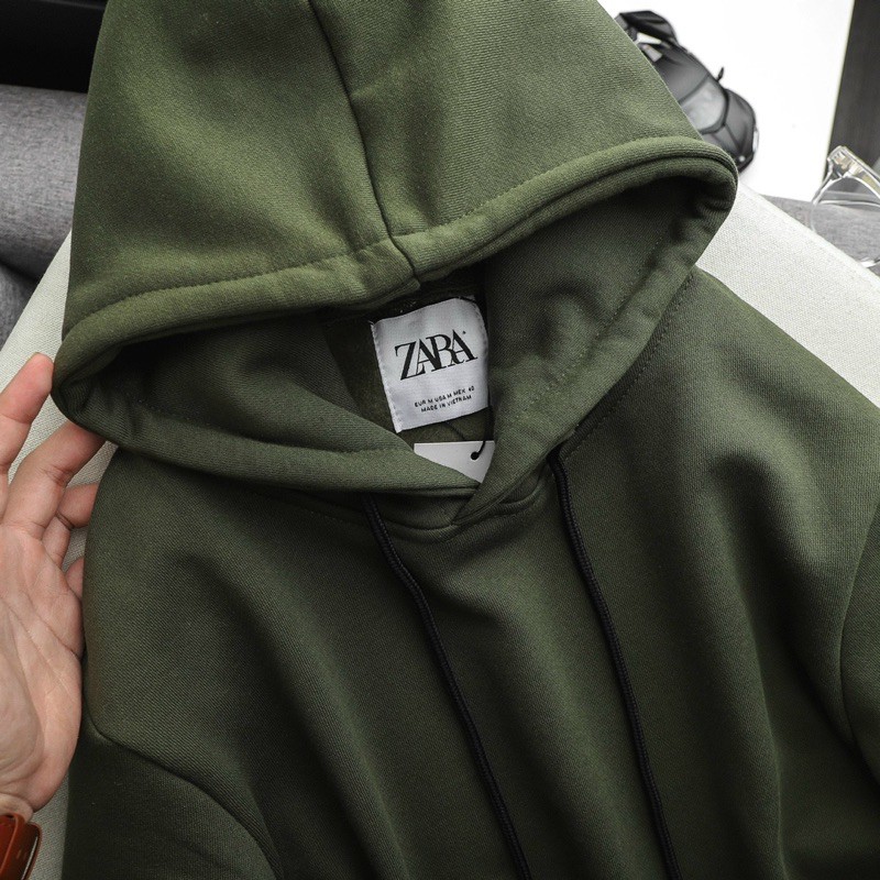 áo nỉ bông hoodie dài tay zara ss20 vnxk