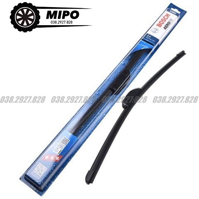 Gạt mưa, gạt nước trước Silicon Bosch AEROFIT (đầy đủ kích thước từ 14'' đến 26'')