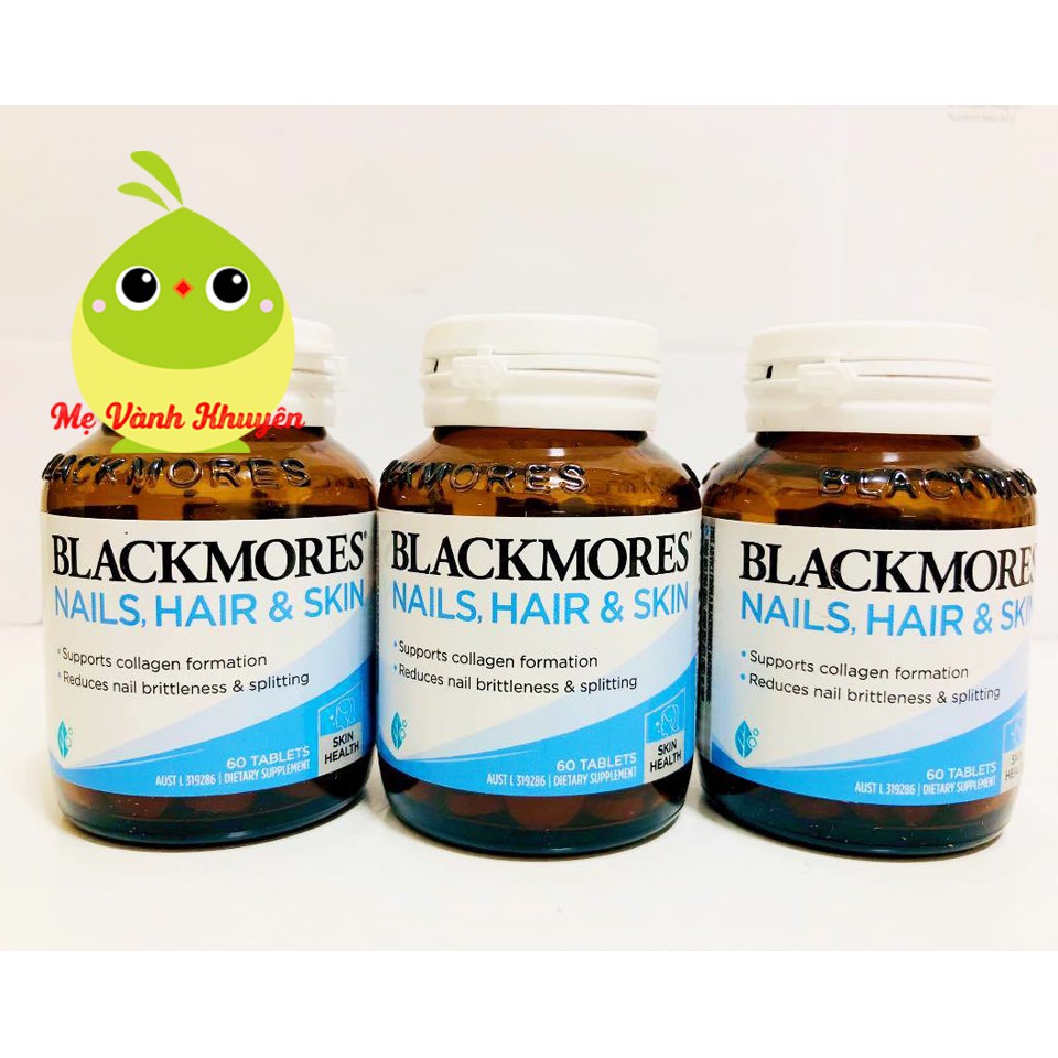 Viên đẹp da tóc móng Blackmores Nails, Hair and Skin, Úc (60v) | Thế Giới Skin Care