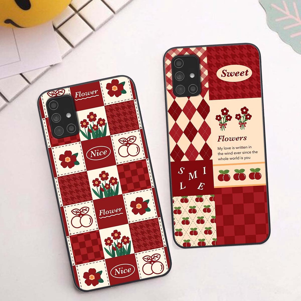 Ốp Samsung M51 họa tiết hoa, gấu thời trang, ốp dẻo bền đẹp