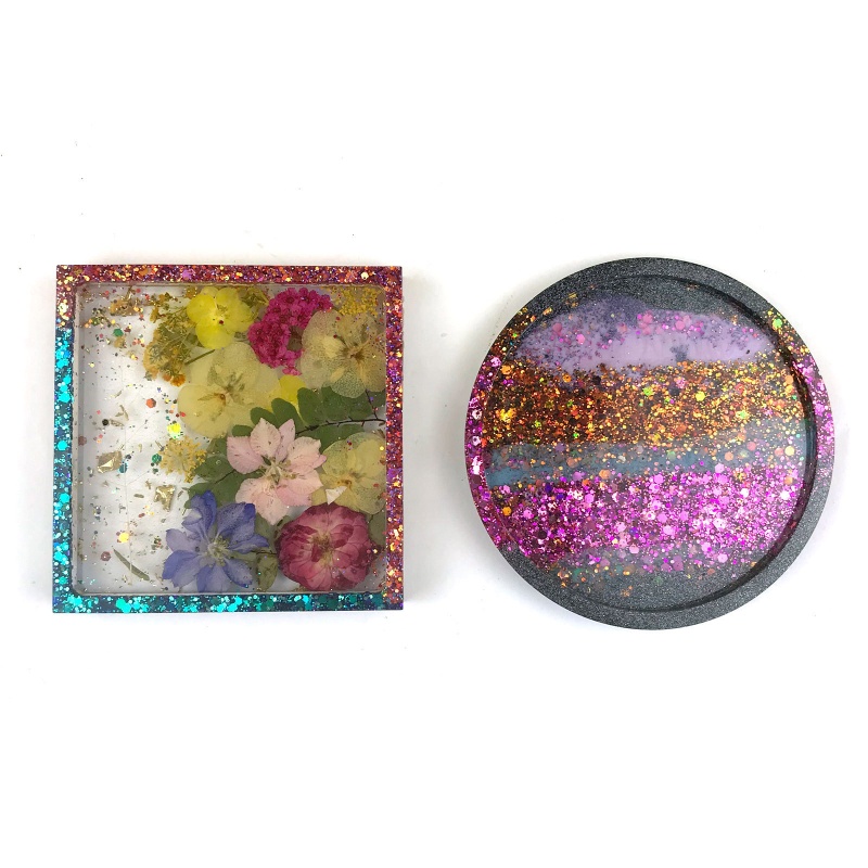 Khuôn Silicone Làm Chậu Cây Sen Đá Hình Tròn DIY