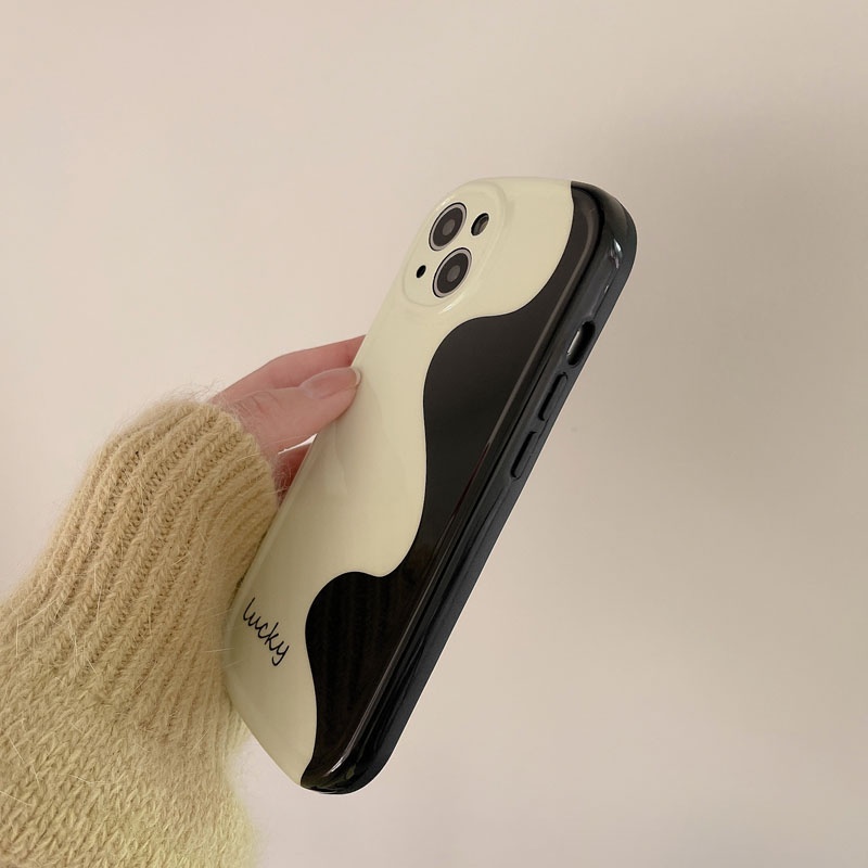 !Ốp Điện Thoại IMD Mềm Họa Tiết Gợn Sóng Chống Sốc Chống Bụi Cho IPhone13 12 11 Pro Max XR XSMAX