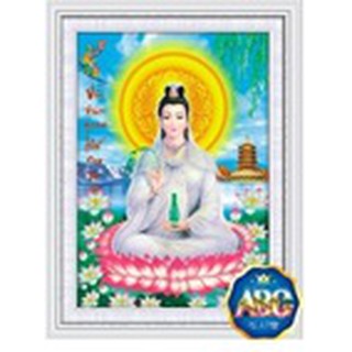 Tranh đính đá phật bà quan âm fs462 38x50cm