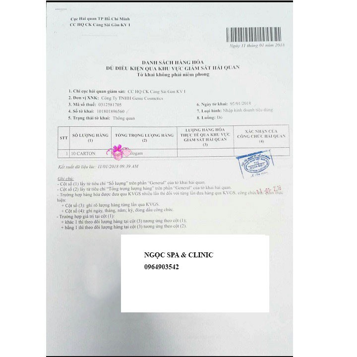 Kem Ủ Trắng Mặt Nhau Thai Cừu Genie Demar87 Hàn Quốc | BigBuy360 - bigbuy360.vn