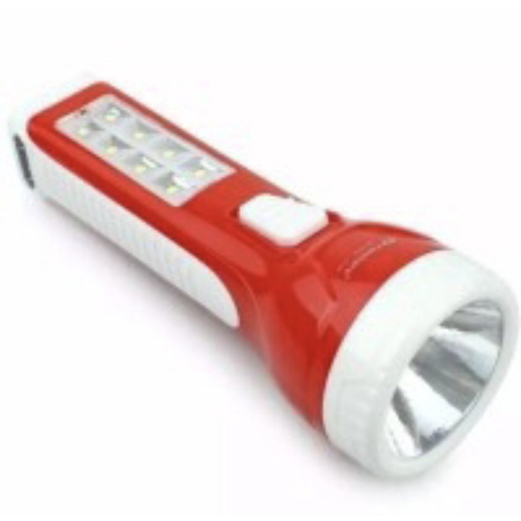 Đèn pin sạc cầm tay 2 chế độ sáng, đèn pin có thêm 8 bóng Led tiện dụng