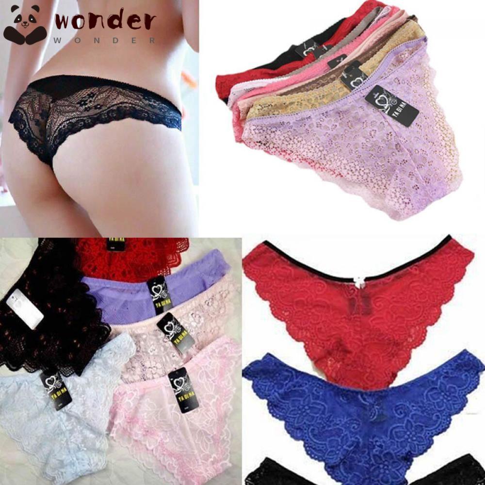 Quần lót lọt khe phối ren quyến rũ dành cho nữ