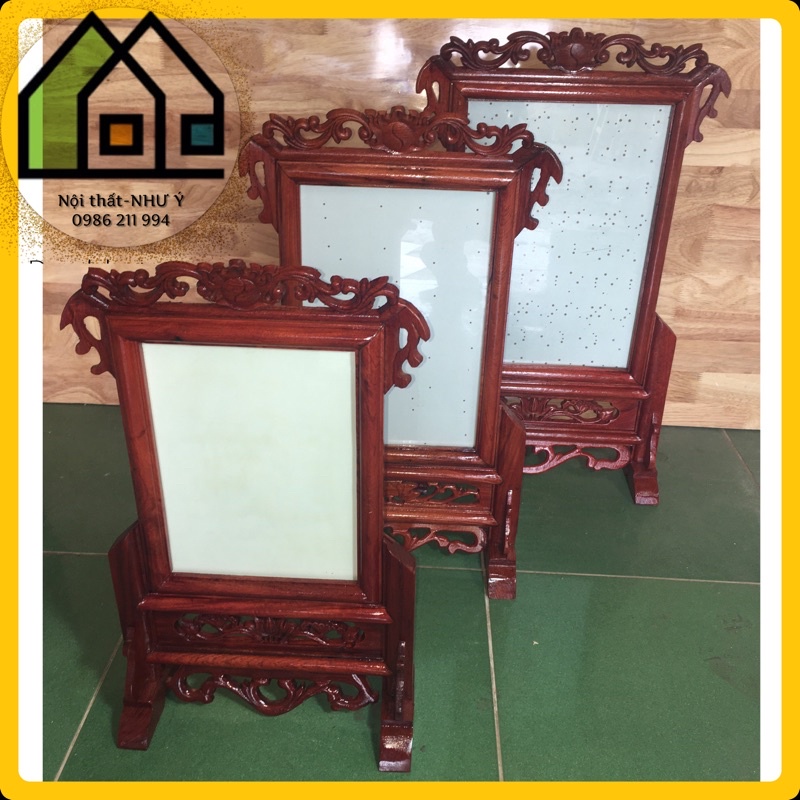 KHUNG ẢNH thờ gỗ hương 100%(18/24, 21/31, 25/35)