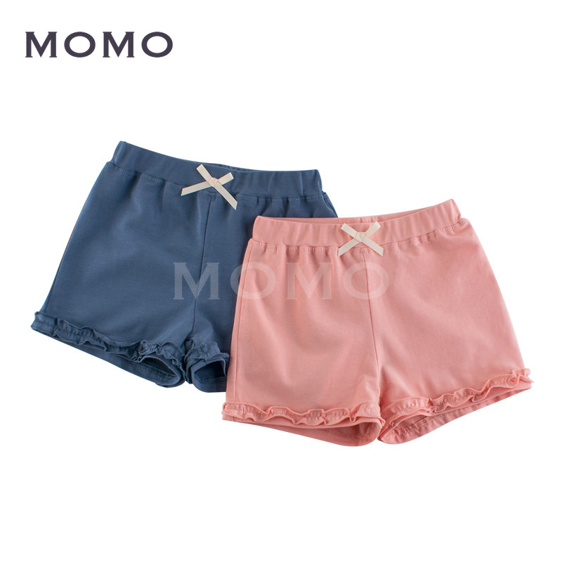 Quần Short Cotton Trơn Màu Xinh Xắn Dành Cho Bé Gái 2-9 Tuổi