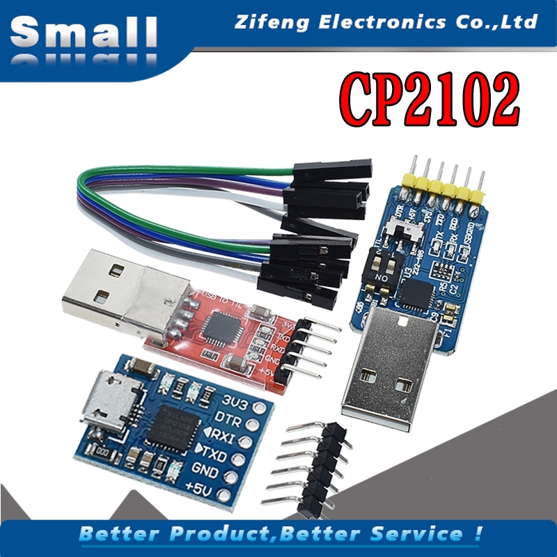 Mô Đun Tiếp Nối Cp2102 Usb 2.0 Sang Uart Ttl 5pin Stc Thay Thế Ft232 Ch340 Pl2303