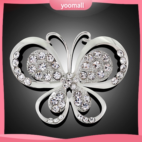 Ghim Cài Áo Hình Bướm Đính Đá Thời Trang Cho Nữ