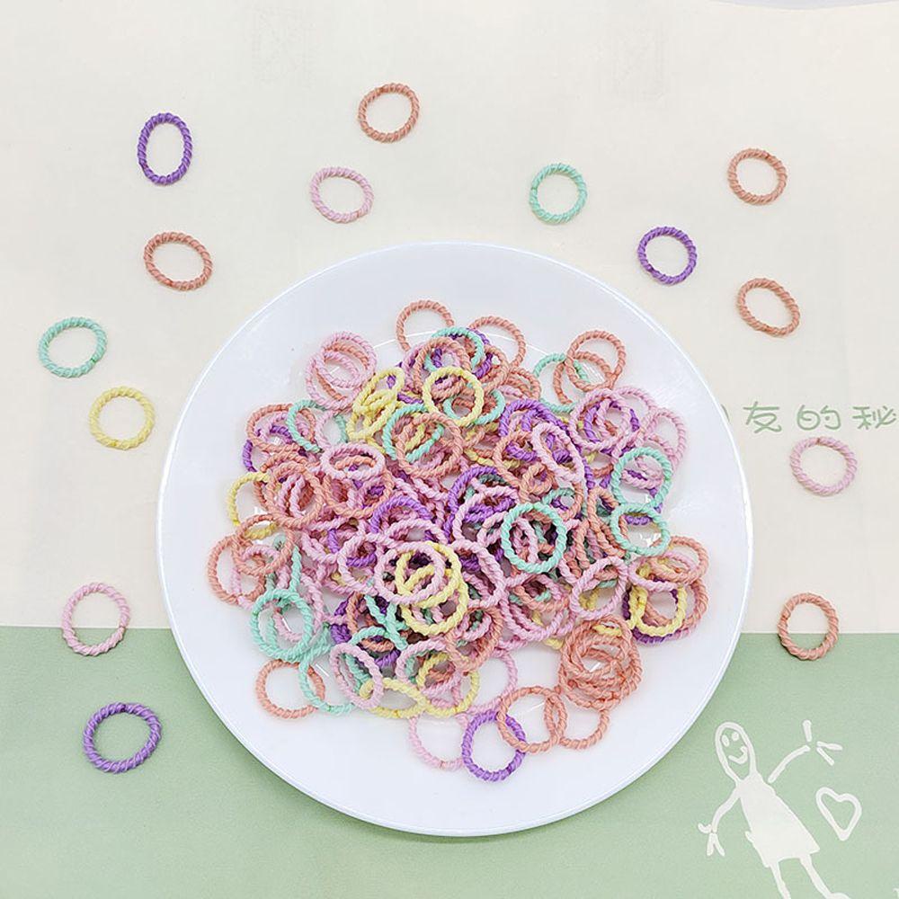 Hộp 300 Dây Buộc Tóc Cao Su Co Giãn Kiểu Pháp Dễ Thương Cho Bé Gái VANES1