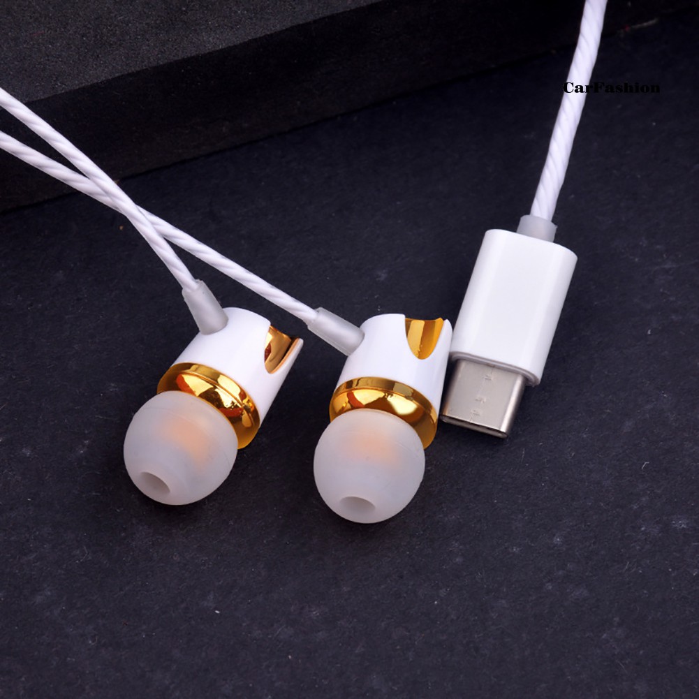 Tai Nghe Nhét Tai Có Dây Cổng Usb Type C Kèm Mic Cho Xiaomi 6 Mix 2 Note 3