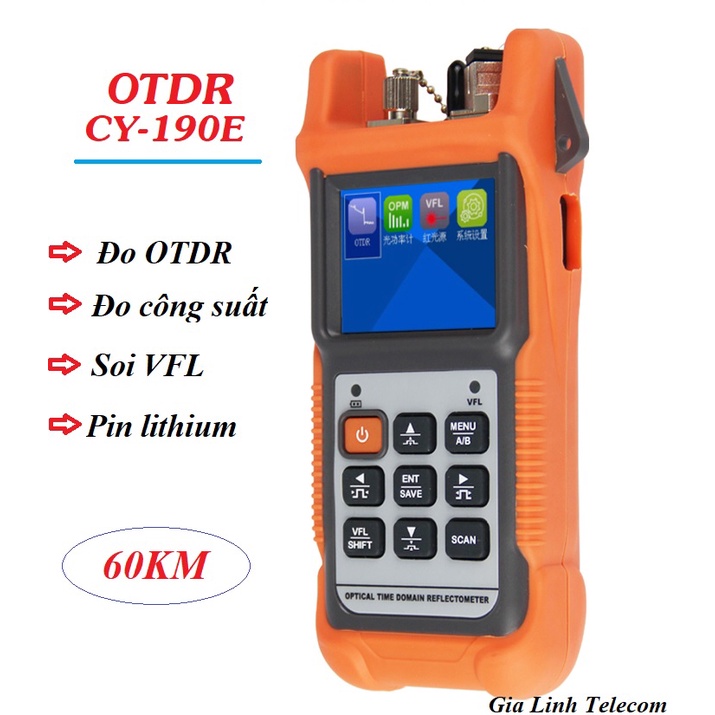 Máy đo điểm đứt cáp quang OTDR  CY-190E