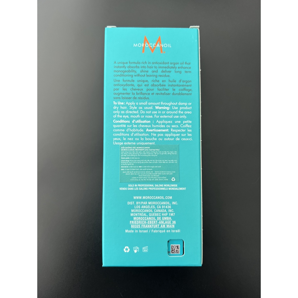 Tinh Dầu Dưỡng Tóc Moroccanoil Treatment