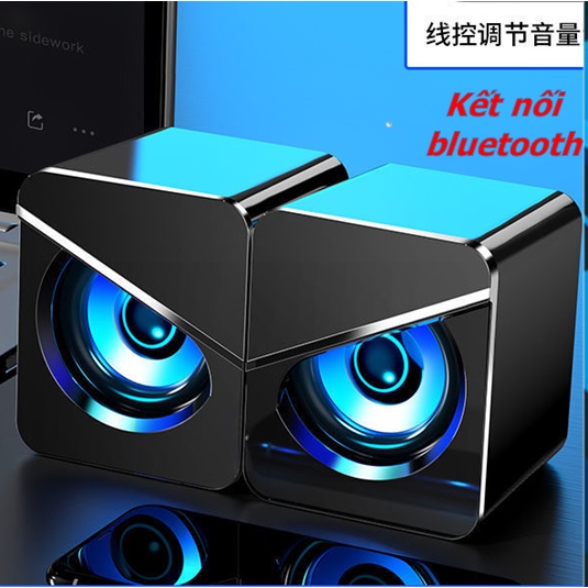 loa vi tính bluetooth ⚡ FREE SHIP ⚡ loa may tính bluetooth Để Bàn Bass Cực mạnh Có LED Thiết Kế Nhỏ Gọn