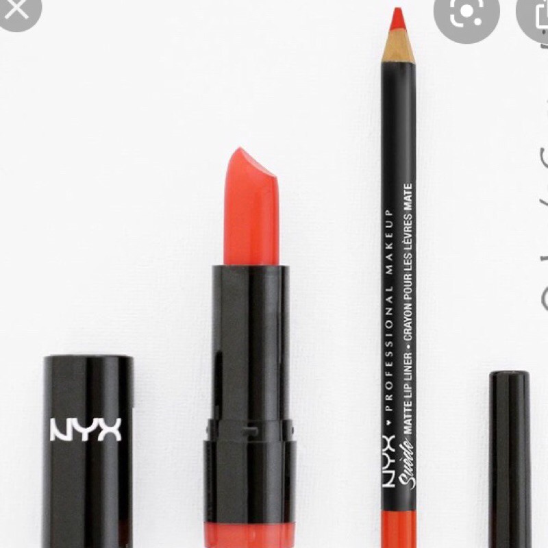 Chì kẻ viền môi NYX Lip liner suede Orange County