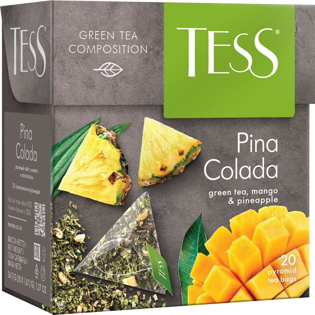 Trà Tess Nga Hộp 20 gói 3 vị mẫu mới Date mới