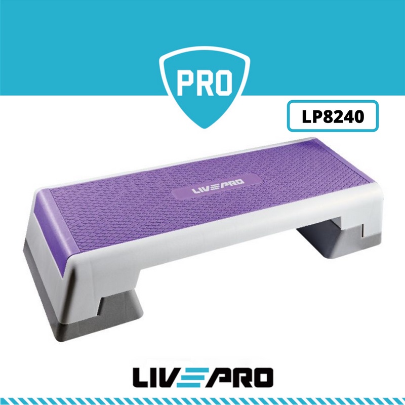 Bục tập aerobic, bục dậm nhảy cao cấp tập luyện tại nhà Livepro Chính Hãng AEROBIC STEPLP8240